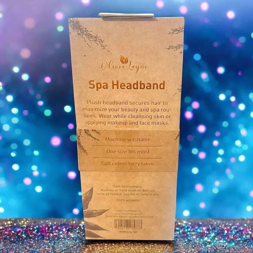 OLIVIA LAYNE Spa Headband BRAND NEW IN BOX